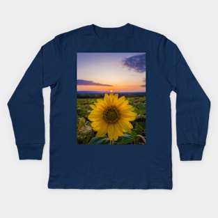 touch the sun Kids Long Sleeve T-Shirt